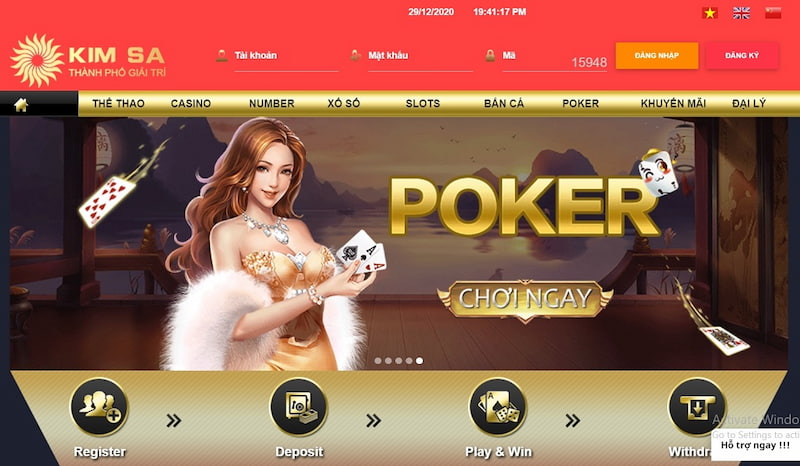 Game bài cực hot tại Kimsa20